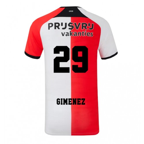 Fotbalové Dres Feyenoord Santiago Gimenez #29 Domácí 2024-25 Krátký Rukáv